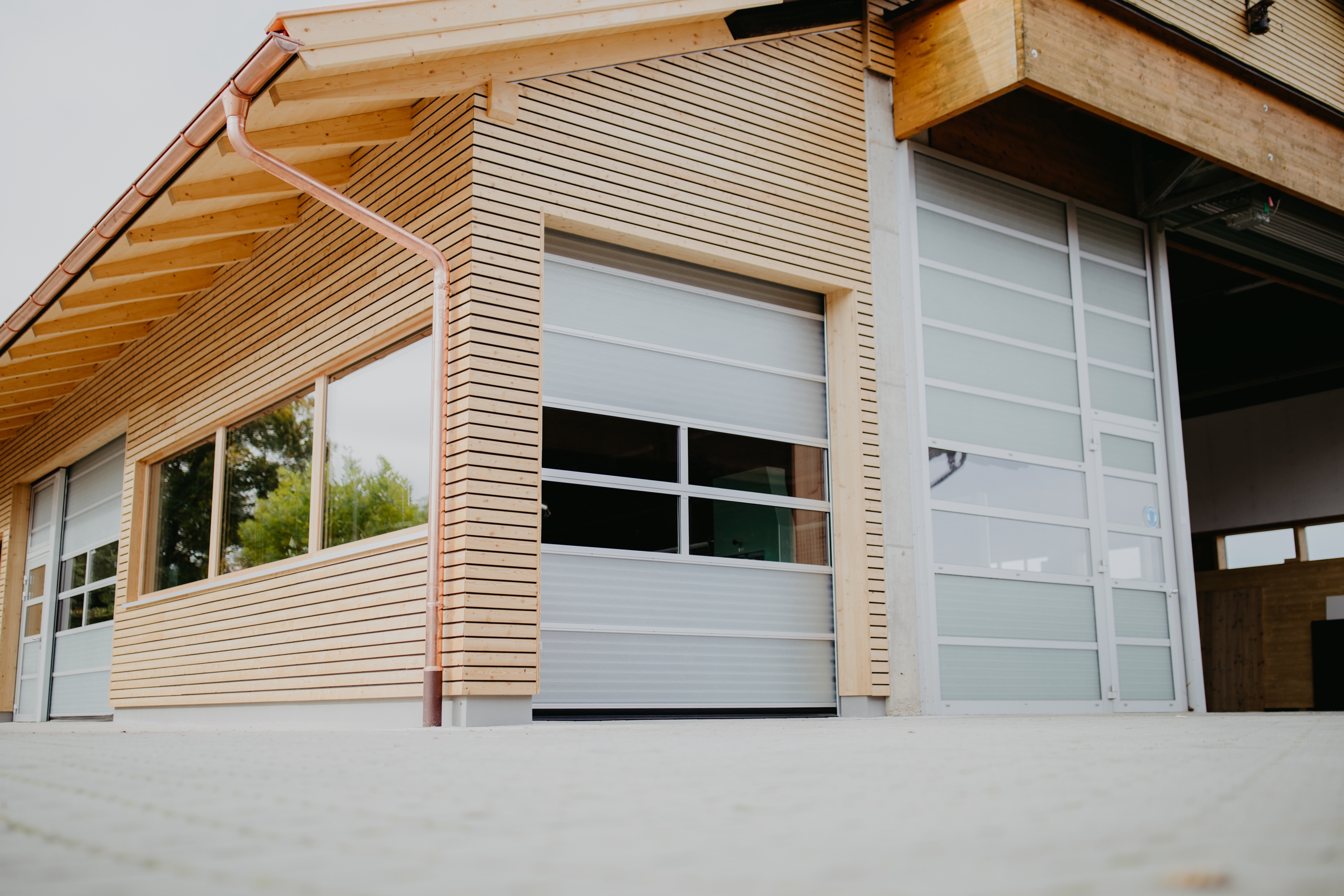 HolzbauGruber_Firmengelände_Produktion_Kirchweidach