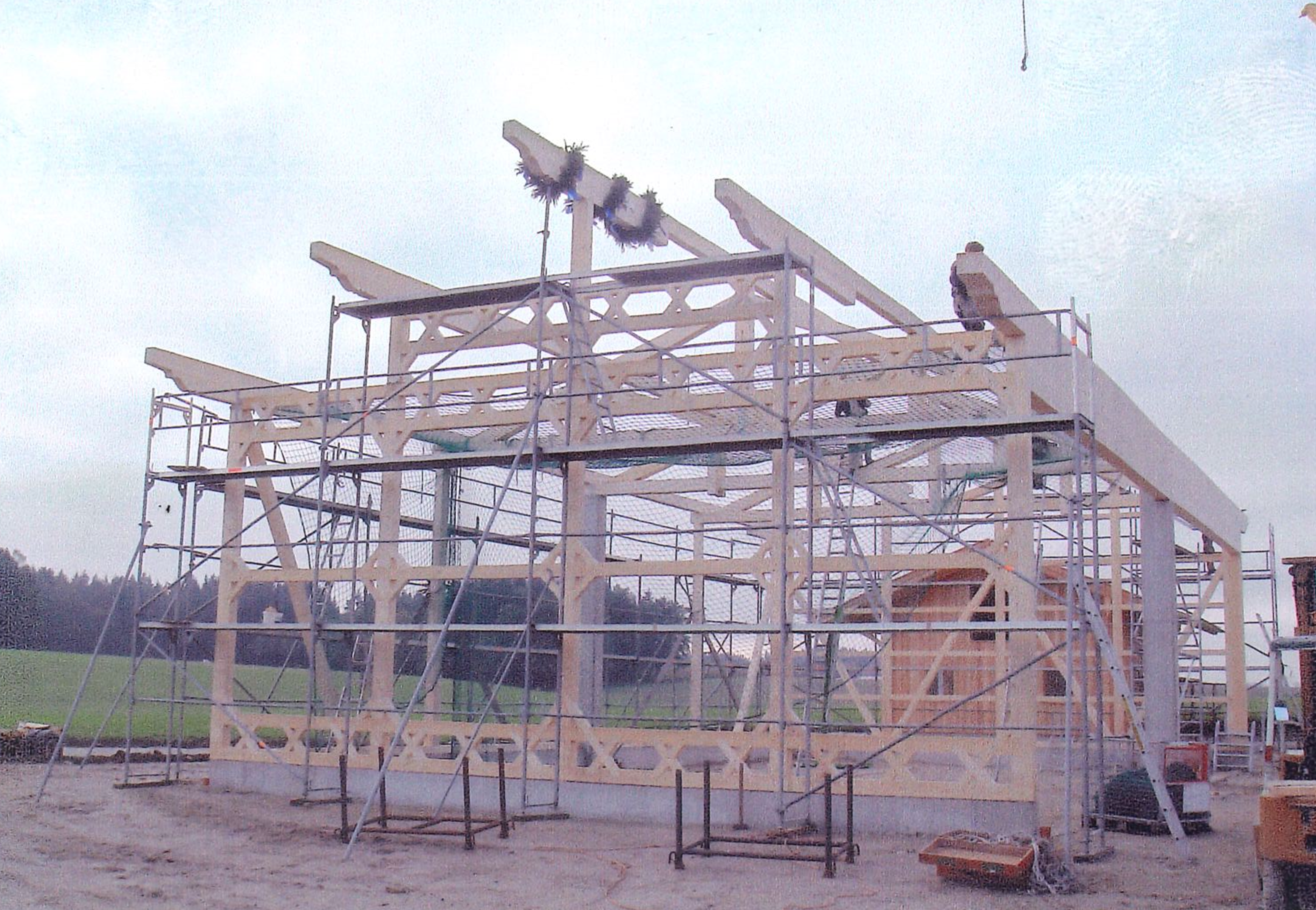 2007 Holzlagerhalle Rohbau 2007 Holzlagerhalle Rohbau