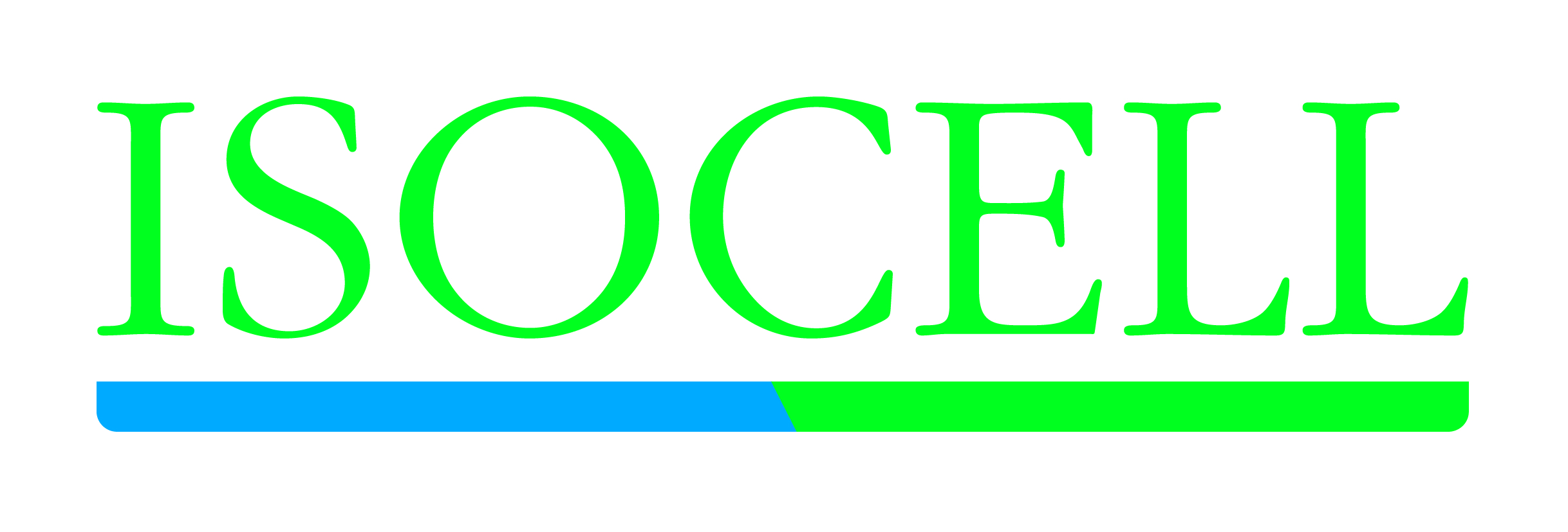 Isocell Logo ohne Claim mit weißem Hintergrund